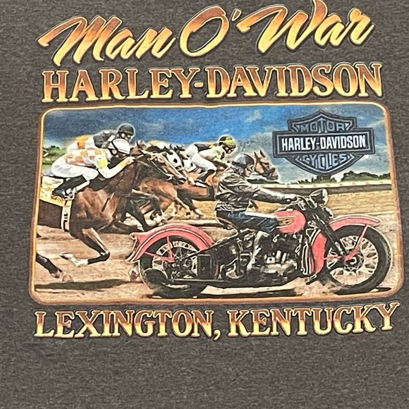 Harley-Davidson Vintage Motorcycle Man O’ War Tee Size XXL - Picture 4 of 4
